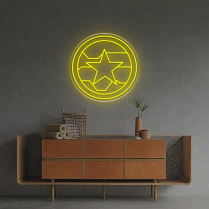 Winter Soldier Shield Led Neon Sign - Shineneon