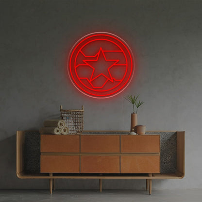 Winter Soldier Shield Led Neon Sign - Shineneon