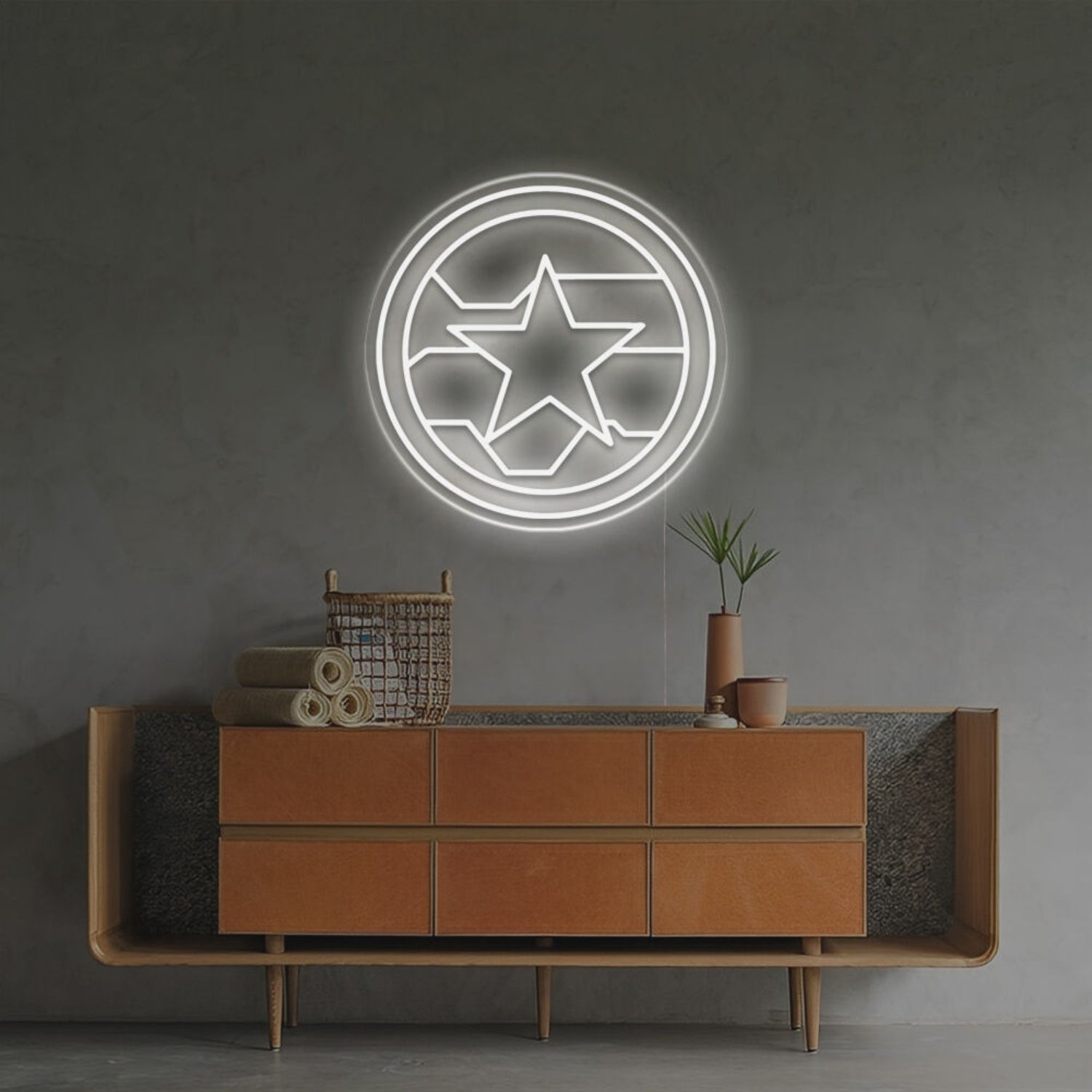 Winter Soldier Shield Led Neon Sign - Shineneon