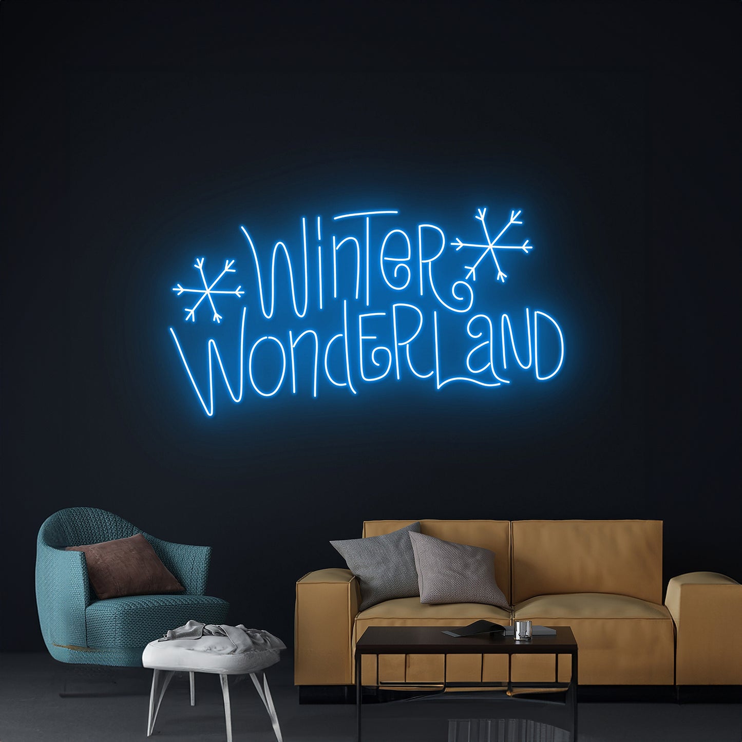 Winter Wonderland Led Sign Wall Art Decor