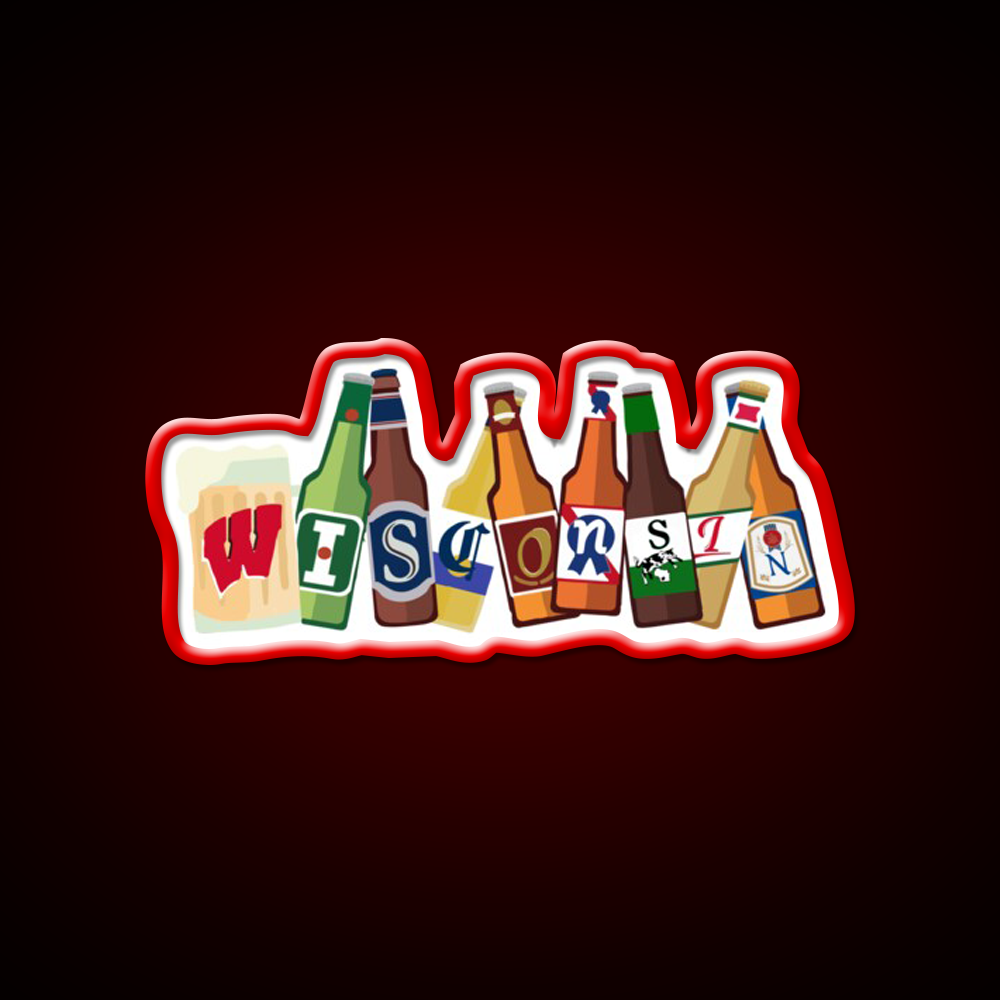 Wisconsin Beer Bar Decor Led Neon Sign Rgb Color - LED neon sign view 10