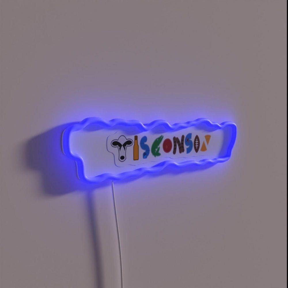 Wisconsin Compiliation Rgb Led Neon Sign - Shineneon