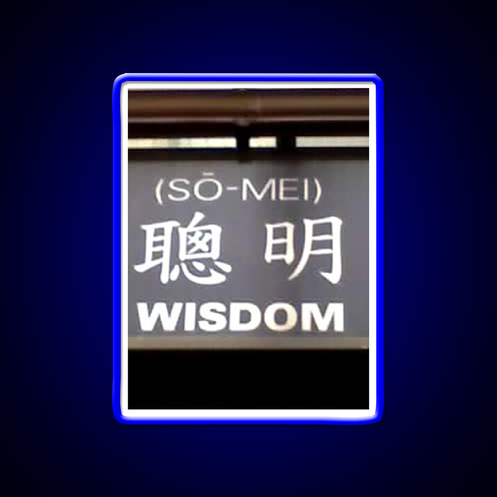 Wisdom In Chinese Characters Asian Cultural Led Neon Sign Rgb Color - LED neon sign view 5