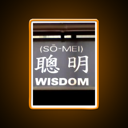 Wisdom In Chinese Characters Asian Cultural Led Neon Sign Rgb Color - LED neon sign view 6