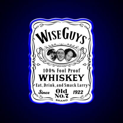 Wise Guy Whiskey Dks Whiskey Drink Bar Led Neon Sign Rgb Color