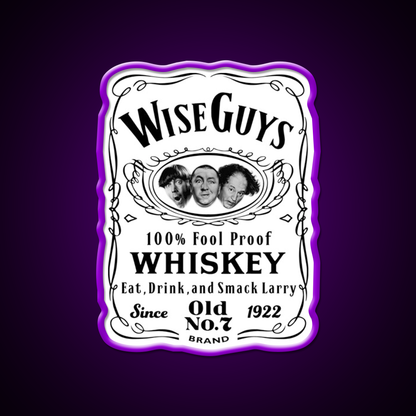 Wise Guy Whiskey Dks Whiskey Drink Bar Led Neon Sign Rgb Color