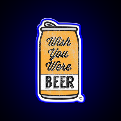 Wish You Were Beer Bar Decor Led Neon Sign Business Neon Sign Rgb Color - LED neon sign view 5