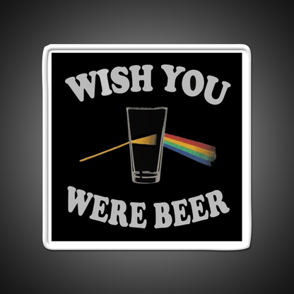 Wish You Were Beer Bar Decor Led Neon Sign Wall Art Rgb Color - LED neon sign view 11