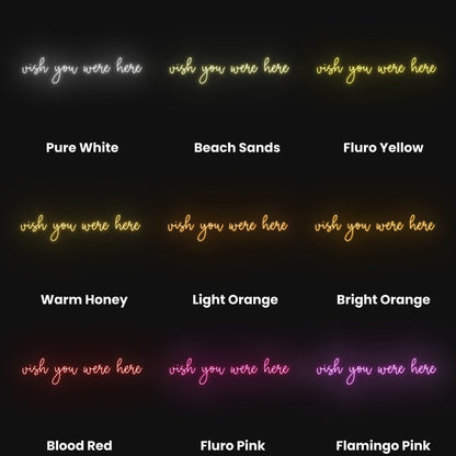 Wish You Were Here Led Neon Sign | Shineneon