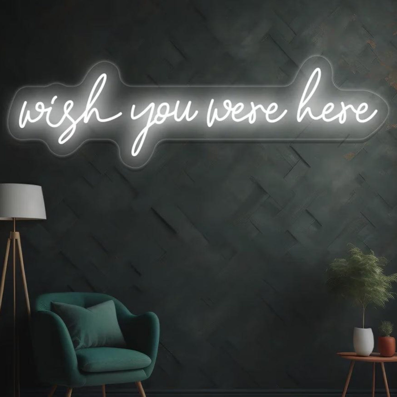 Wish You Were Here Led Neon Sign For Cozy Indoor Decor | Shineneon