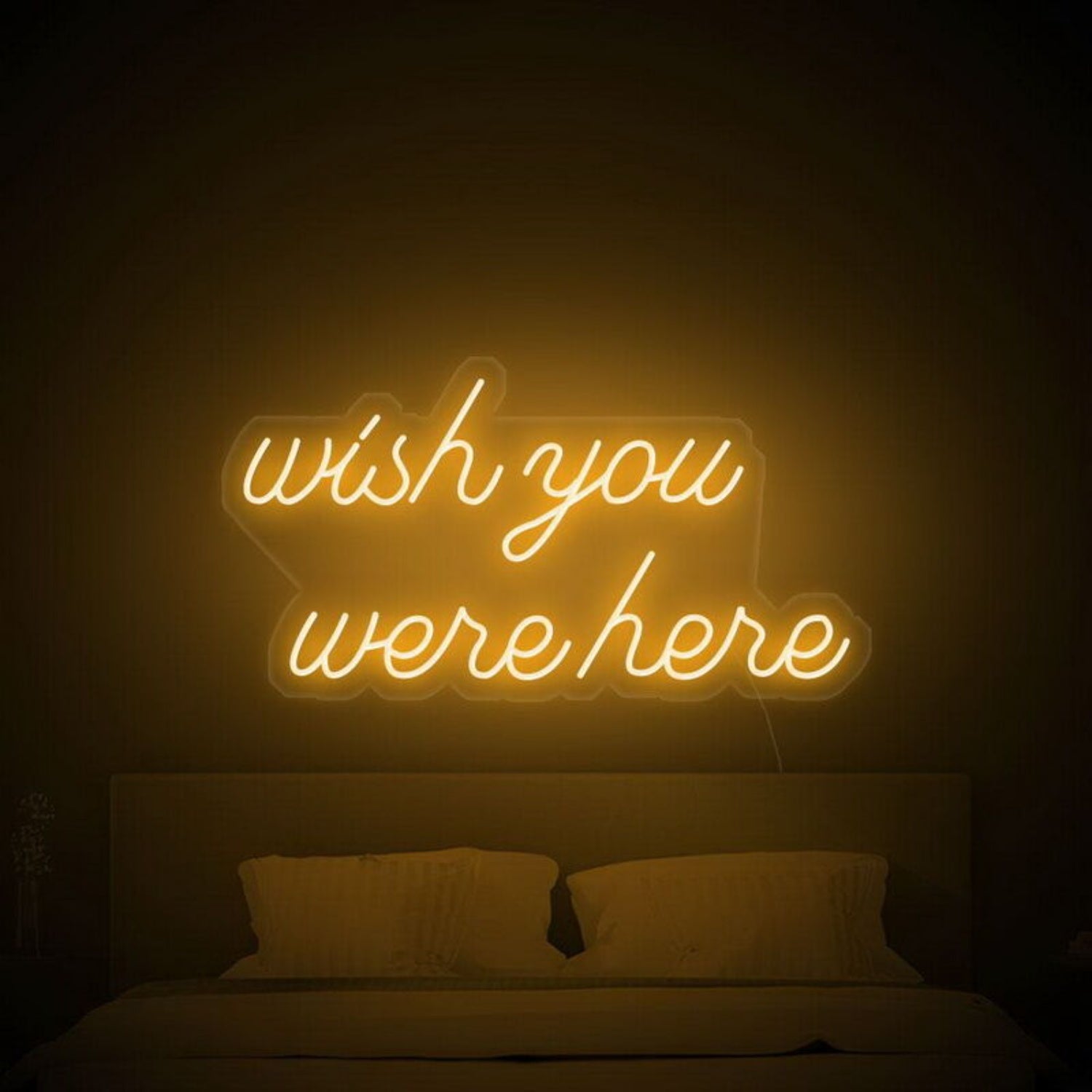 Wish You Were Here Led Neon Sign For Nostalgic - Shineneon