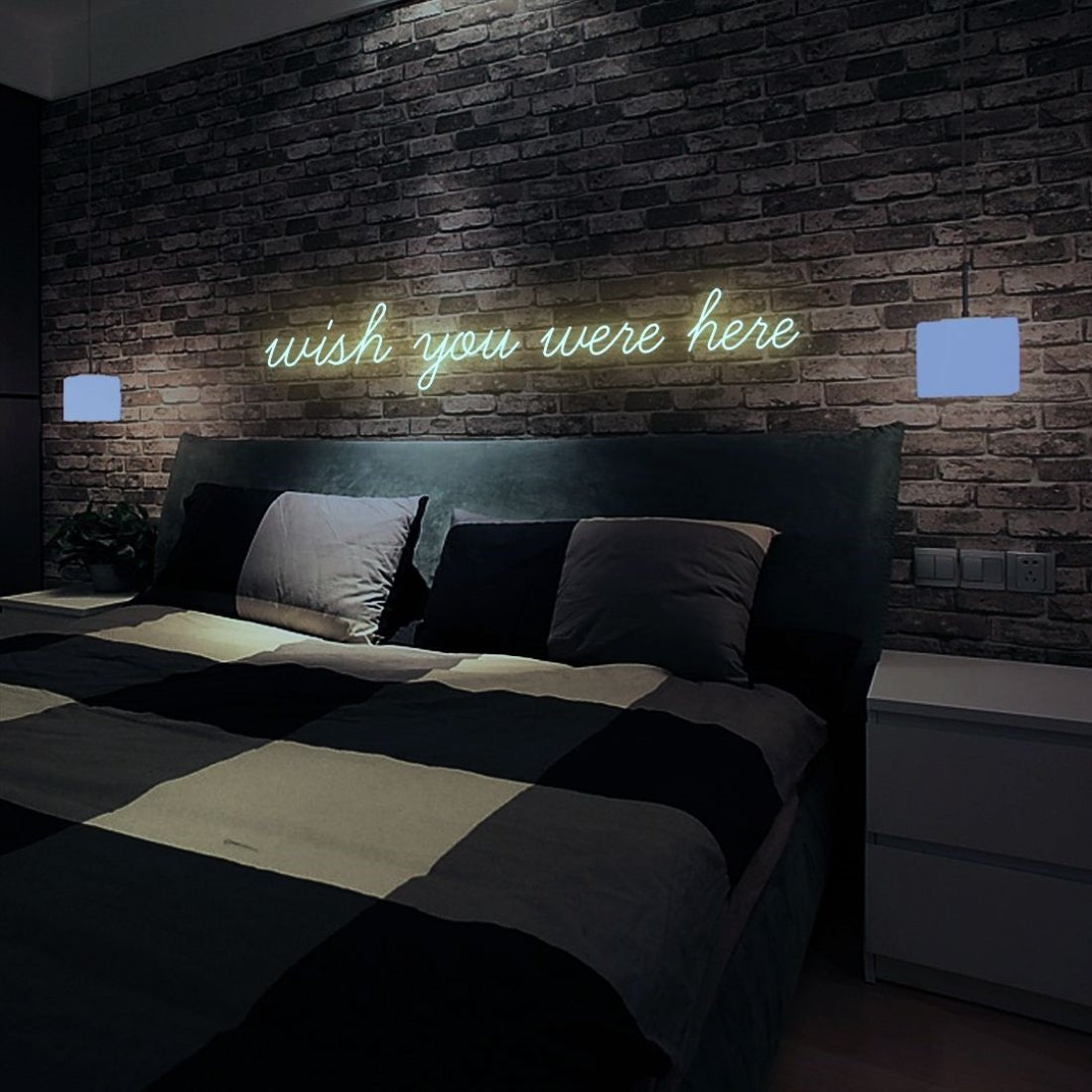 Wish You Were Here Led Sign Business Neon Signs - Shineneon