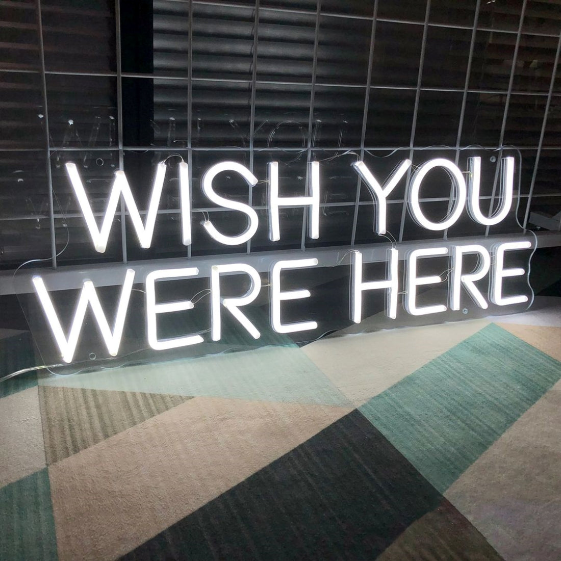 Wish You Were Here Led Sign Business Neon Signs Wall Art Decor