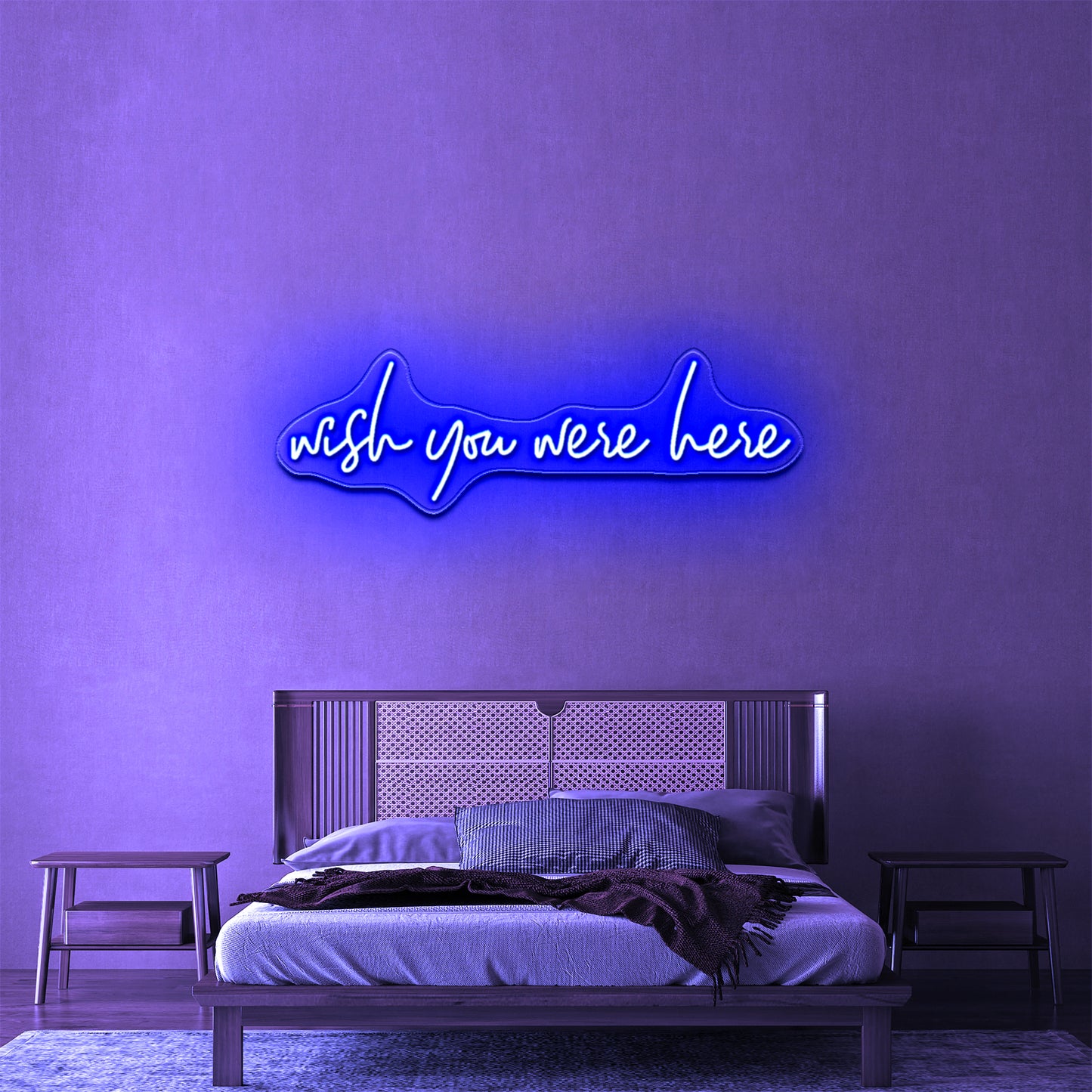 Wish You Were Here Neon Signs Wall Art