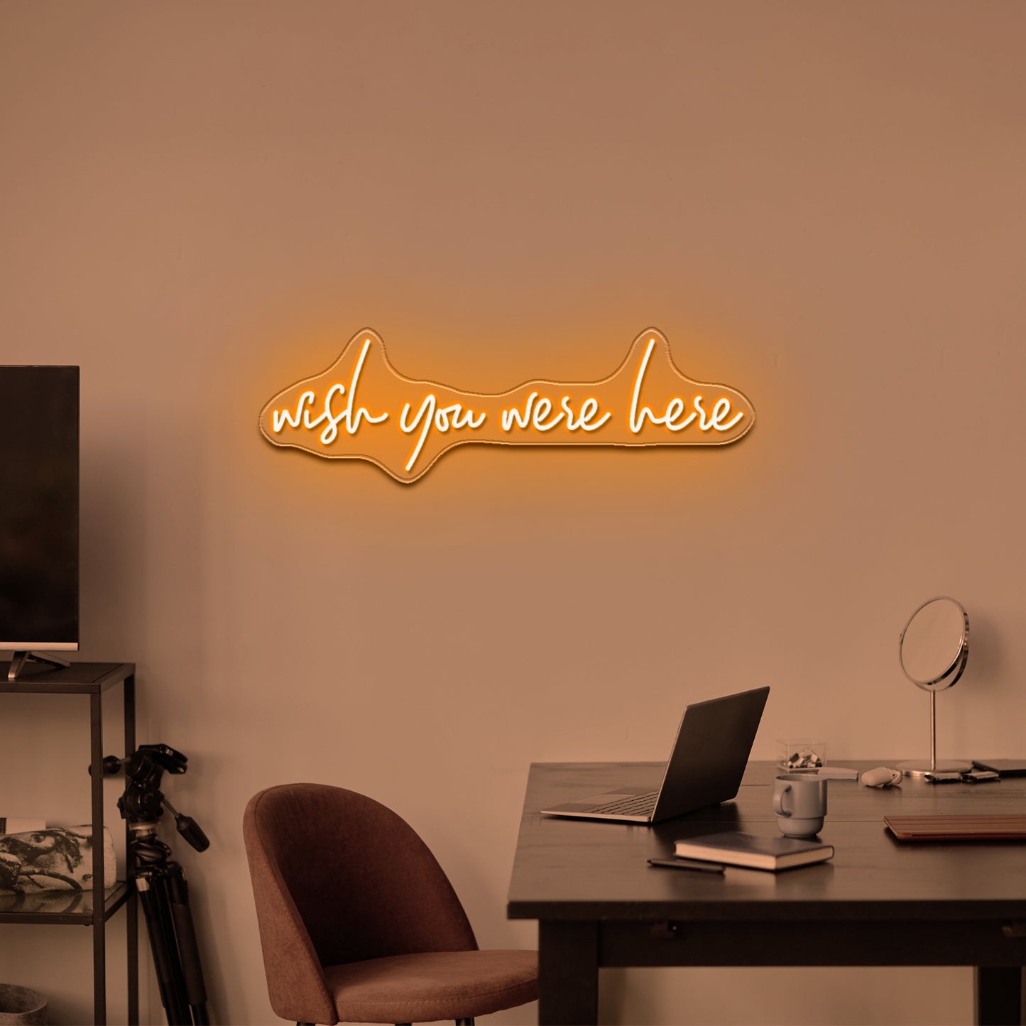 Wish You Were Here Neon Signs Wall Art