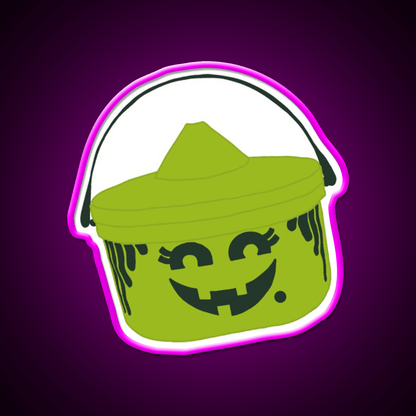 Witch Bucket Fast Food Led Neon Sign For Burger Place Rgb Color - Shineneon