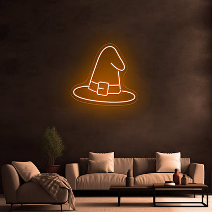 Witch Hat Neon Sign Funny Halloween Neon Sign - Shineneon