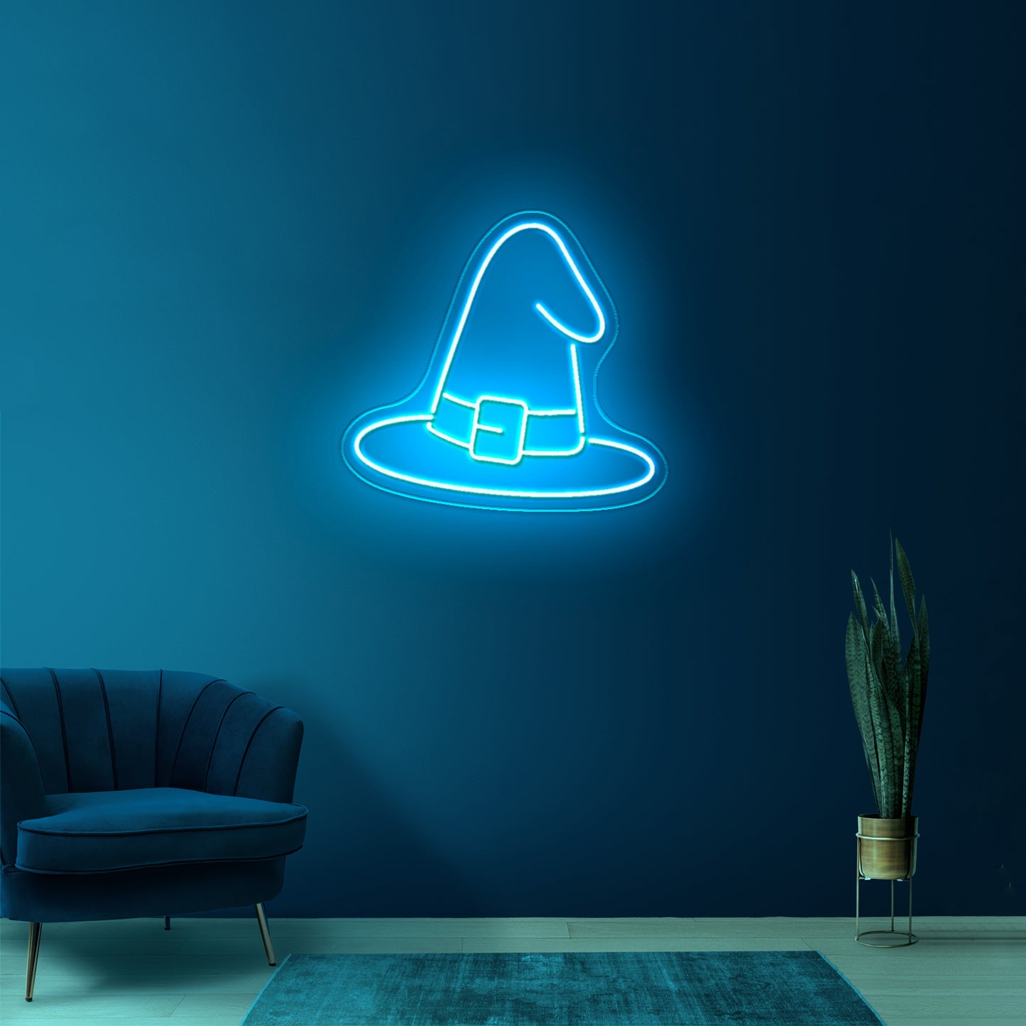 Witch Hat Neon Sign Funny Halloween Neon Sign