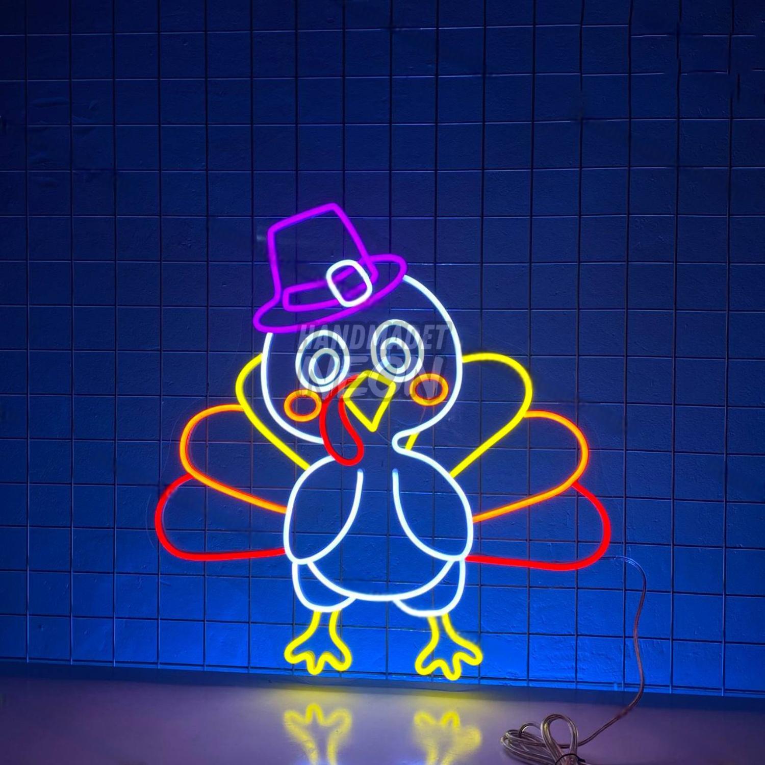 Witch Hat Turkey Led Neon Sign | Shineneon