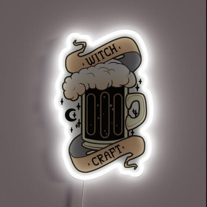 Witch Way To The Wine Beer Halloween Drinking Drink Up Led Neon Sign - Shineneon
