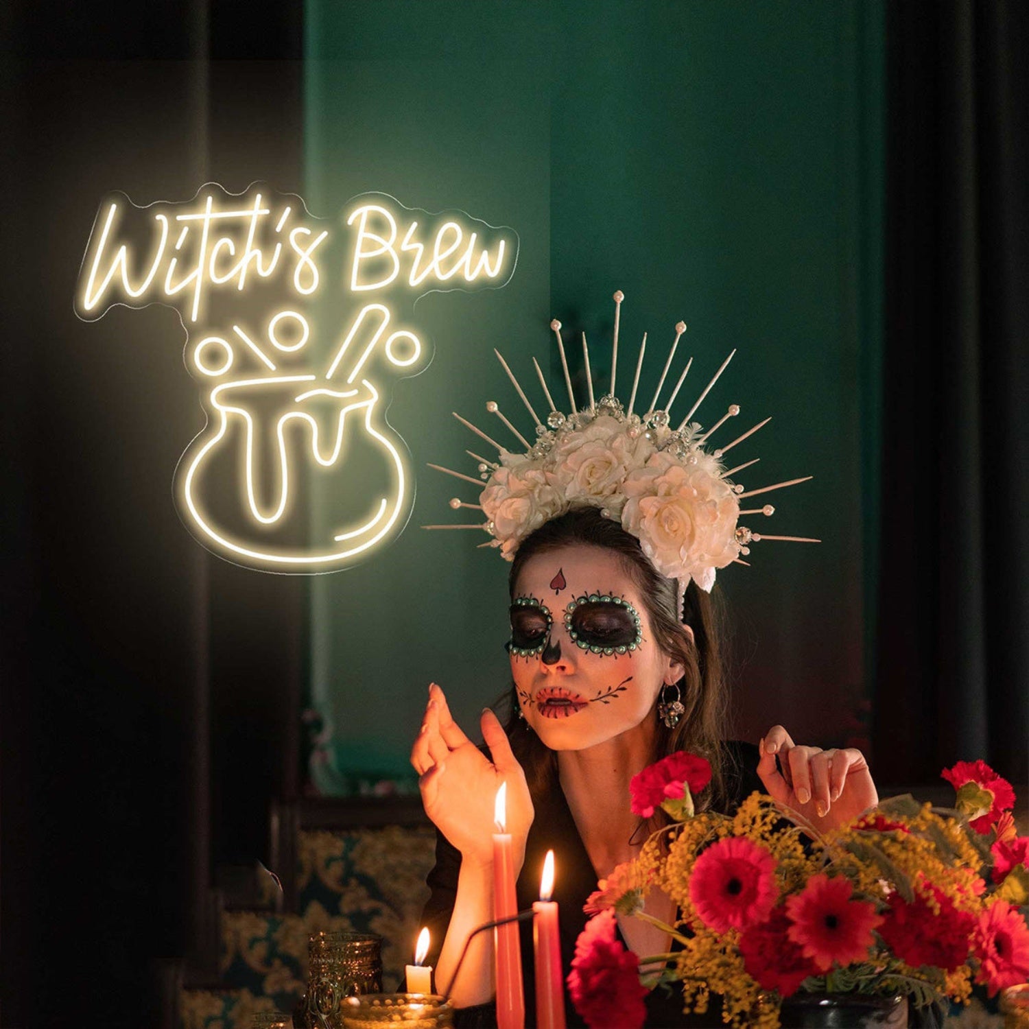 Witchs Brew Neon Sign Halloween Neon Light Sign | Shineneon