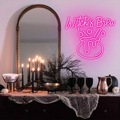 Witchs Brew Neon Sign Halloween Neon Light Sign | Shineneon