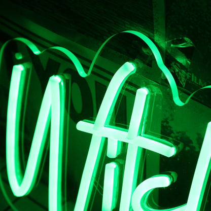 Witchy Woman Green Led Neon Sign | Shineneon
