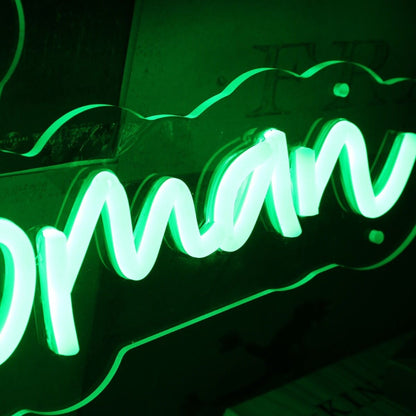 Witchy Woman Green Led Neon Sign - Shineneon