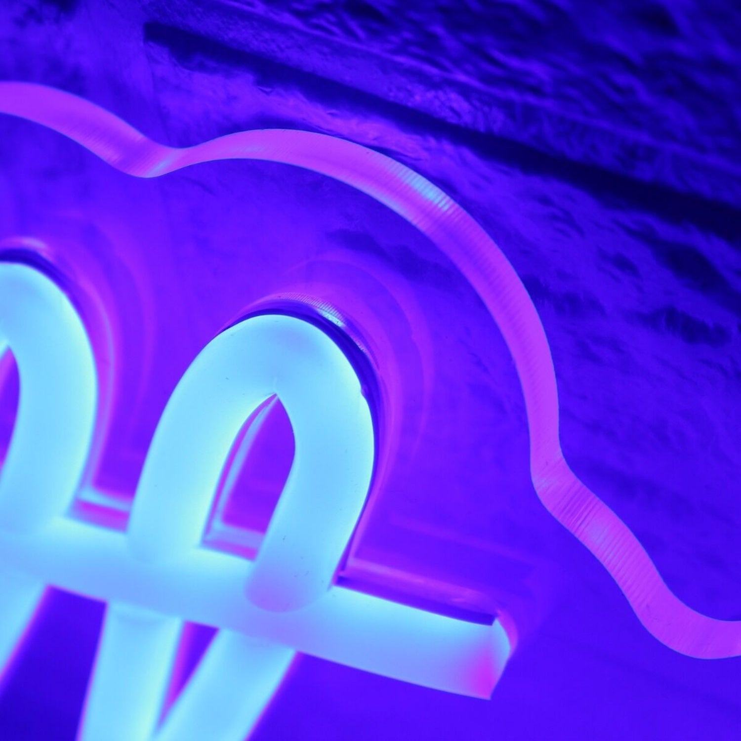 With Bruce Bolton Blue Led Neon Sign - Shineneon