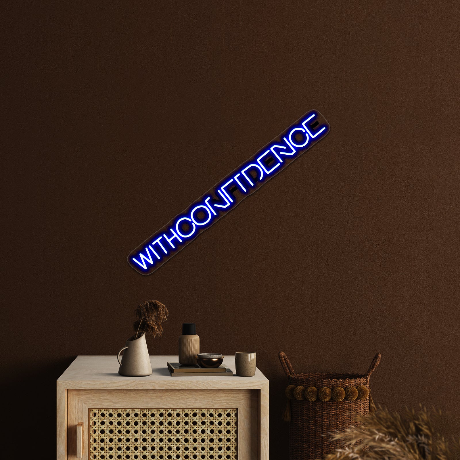 With Confidence Artwork Led Neon Signs | Shineneon