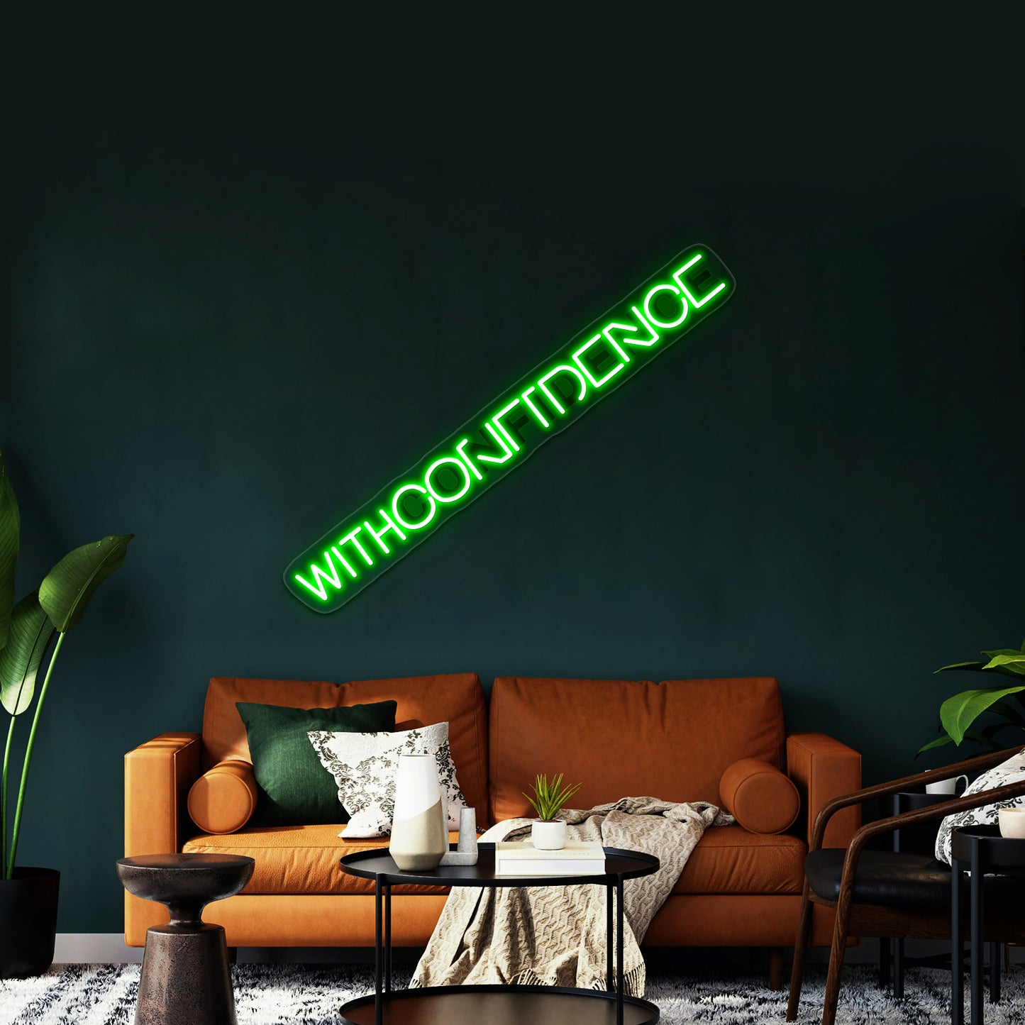 With Confidence Artwork Led Neon Signs