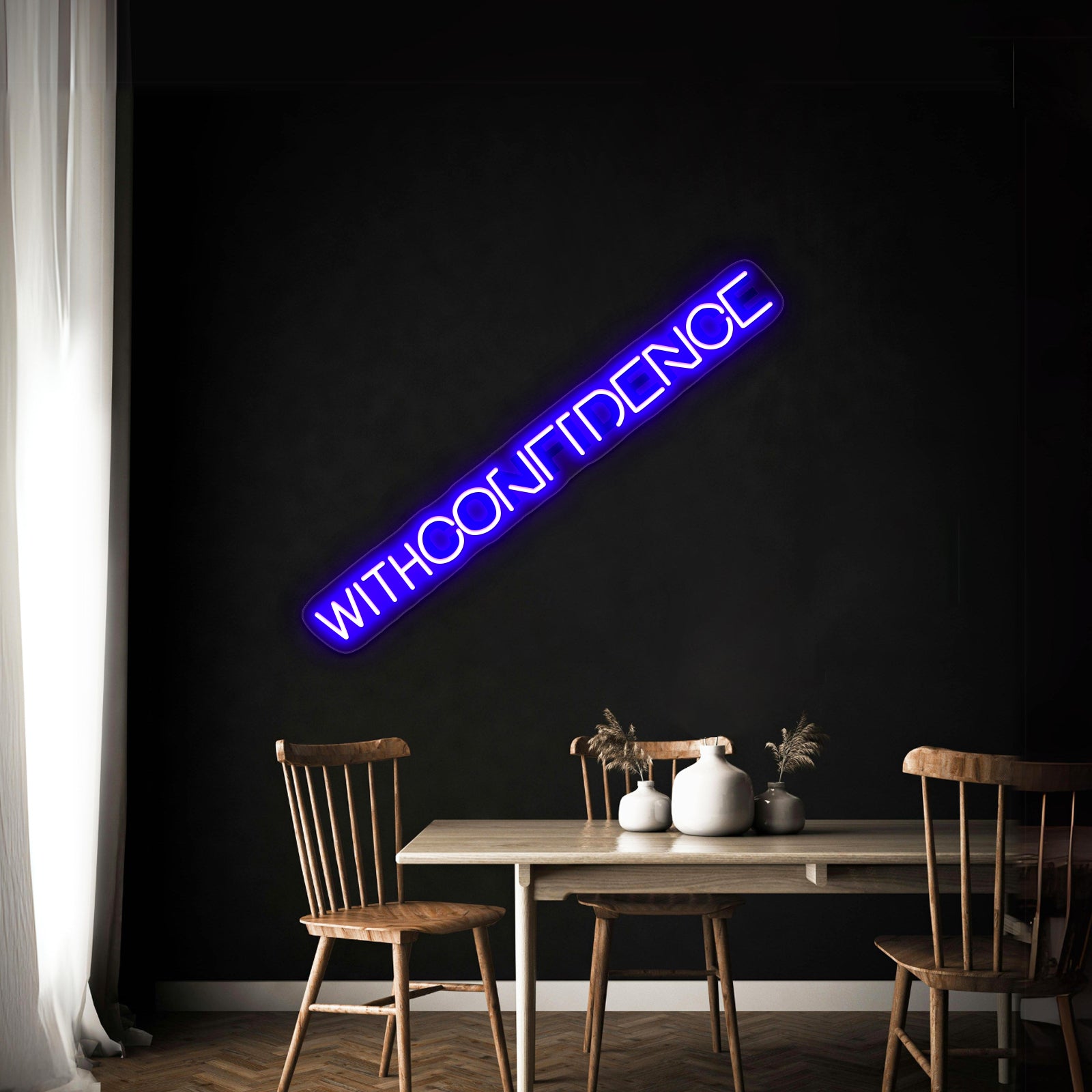 With Confidence Artwork Led Neon Signs | Shineneon