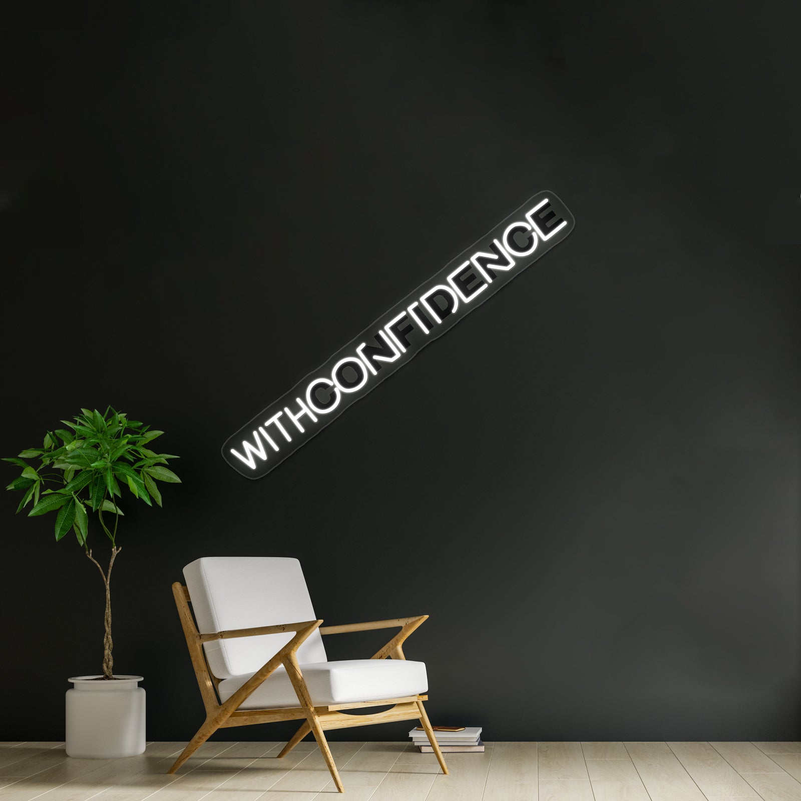 With Confidence Artwork Led Neon Signs | Shineneon