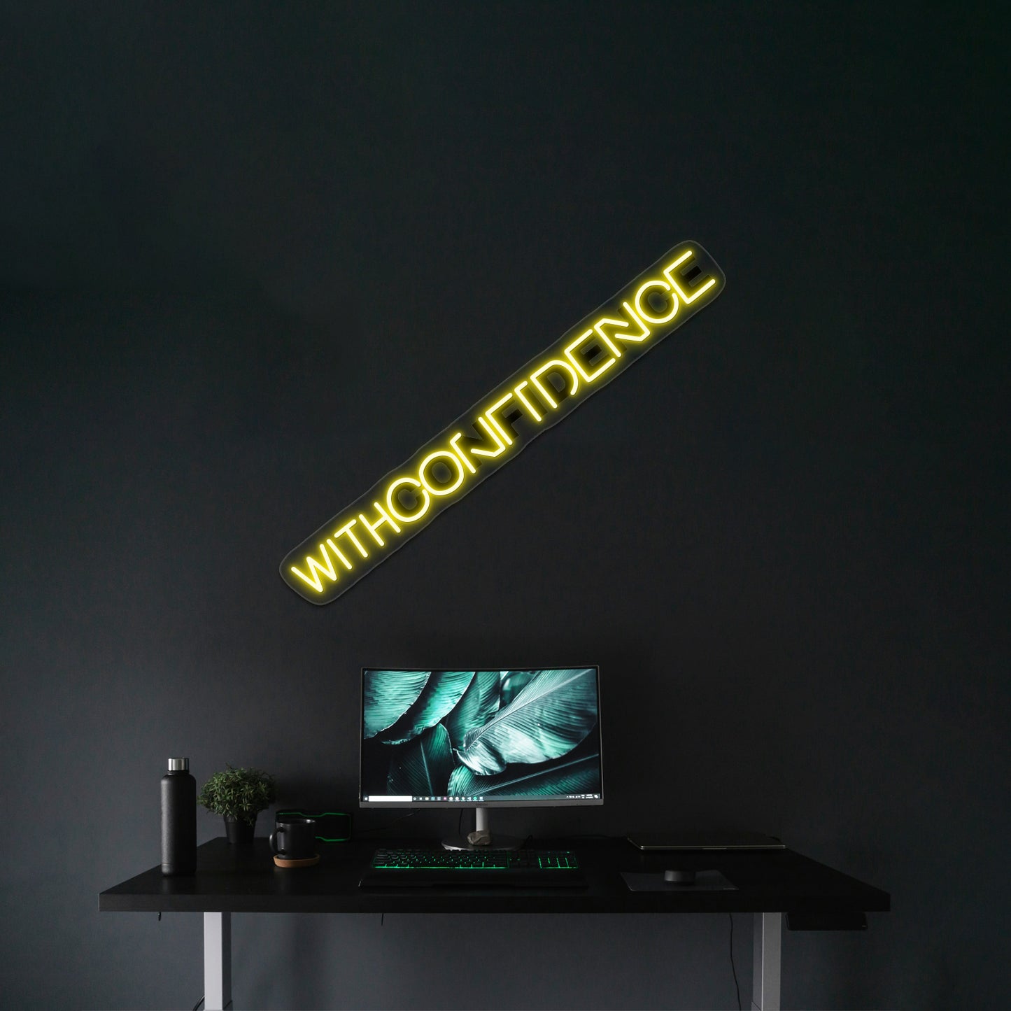 With Confidence Artwork Led Neon Signs