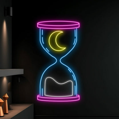 With Hourglass Led Neon Sign Restaurants Home Decor Bars | Shineneon