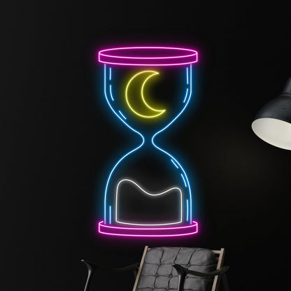 With Hourglass Led Neon Sign Restaurants Home Decor Bars | Shineneon