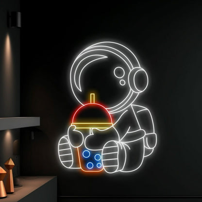 With The Bubble Tea Led Neon Sign Cafes Home Bars And Themed Parties | Shineneon