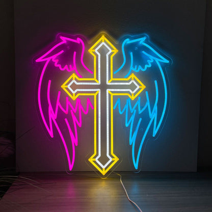 With Wing Neon Sign For Event Decor | Shineneon