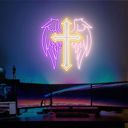 With Wing Neon Sign For Event Decor | Shineneon