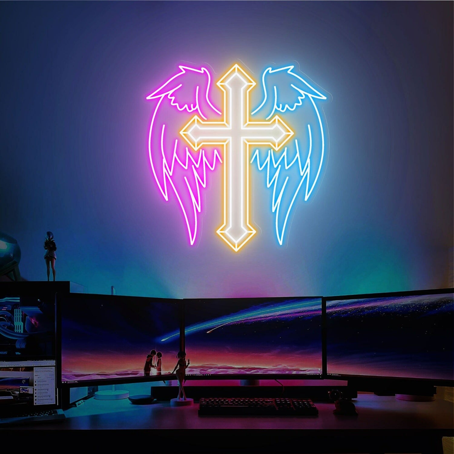 With Wing Neon Sign For Event Decor | Shineneon