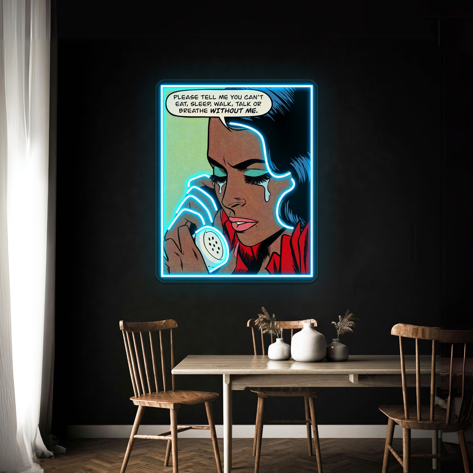 Without Me Artwork Led Neon Signs | Shineneon