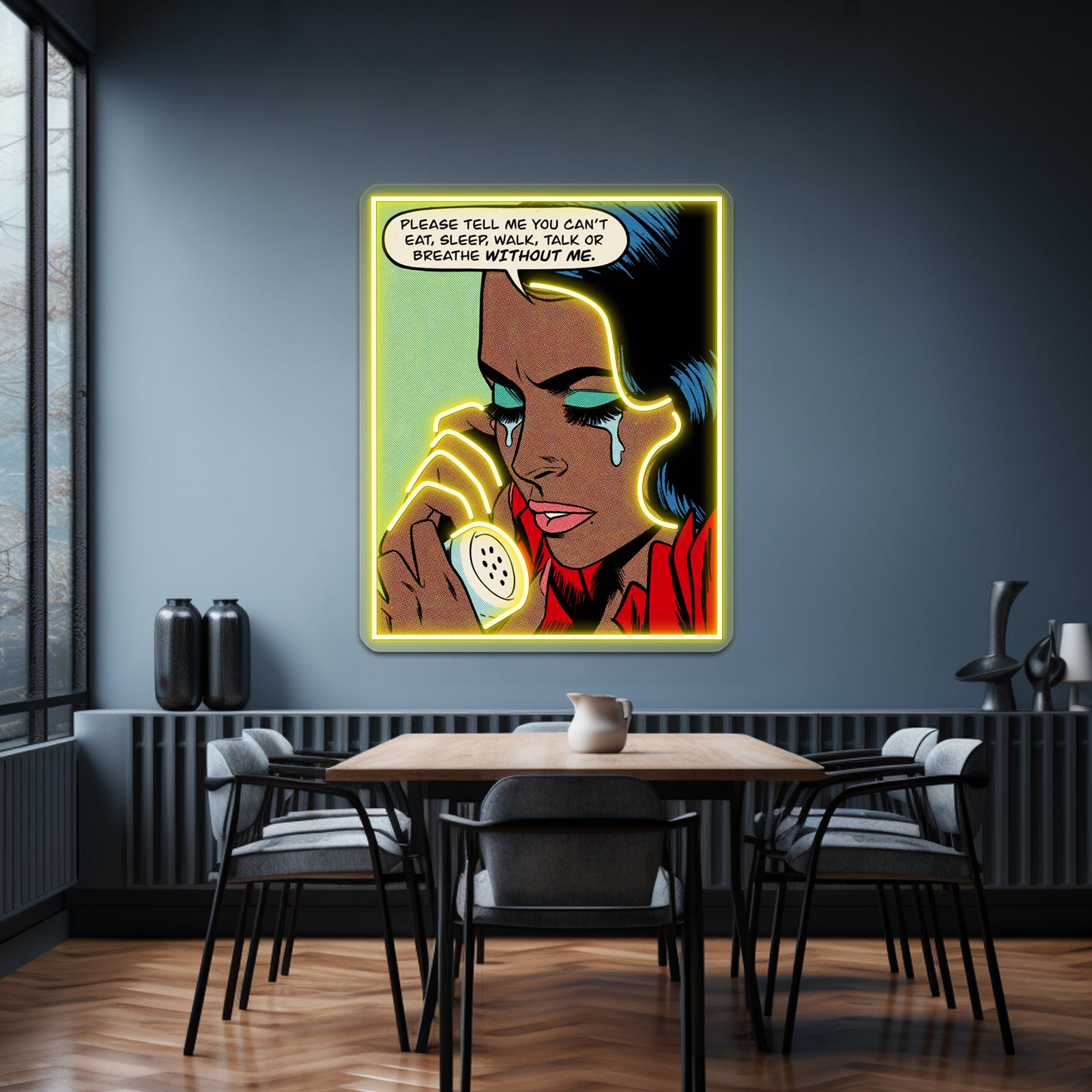 Without Me Artwork Led Neon Signs | Shineneon