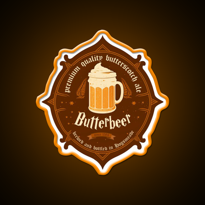 Wizarding World Butterbeer Bar Decor Led Neon Sign Rgb Color - LED neon sign view 6