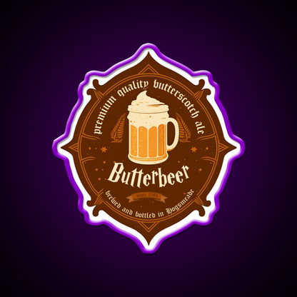 Wizarding World Butterbeer Bar Decor Led Neon Sign Rgb Color - LED neon sign view 9