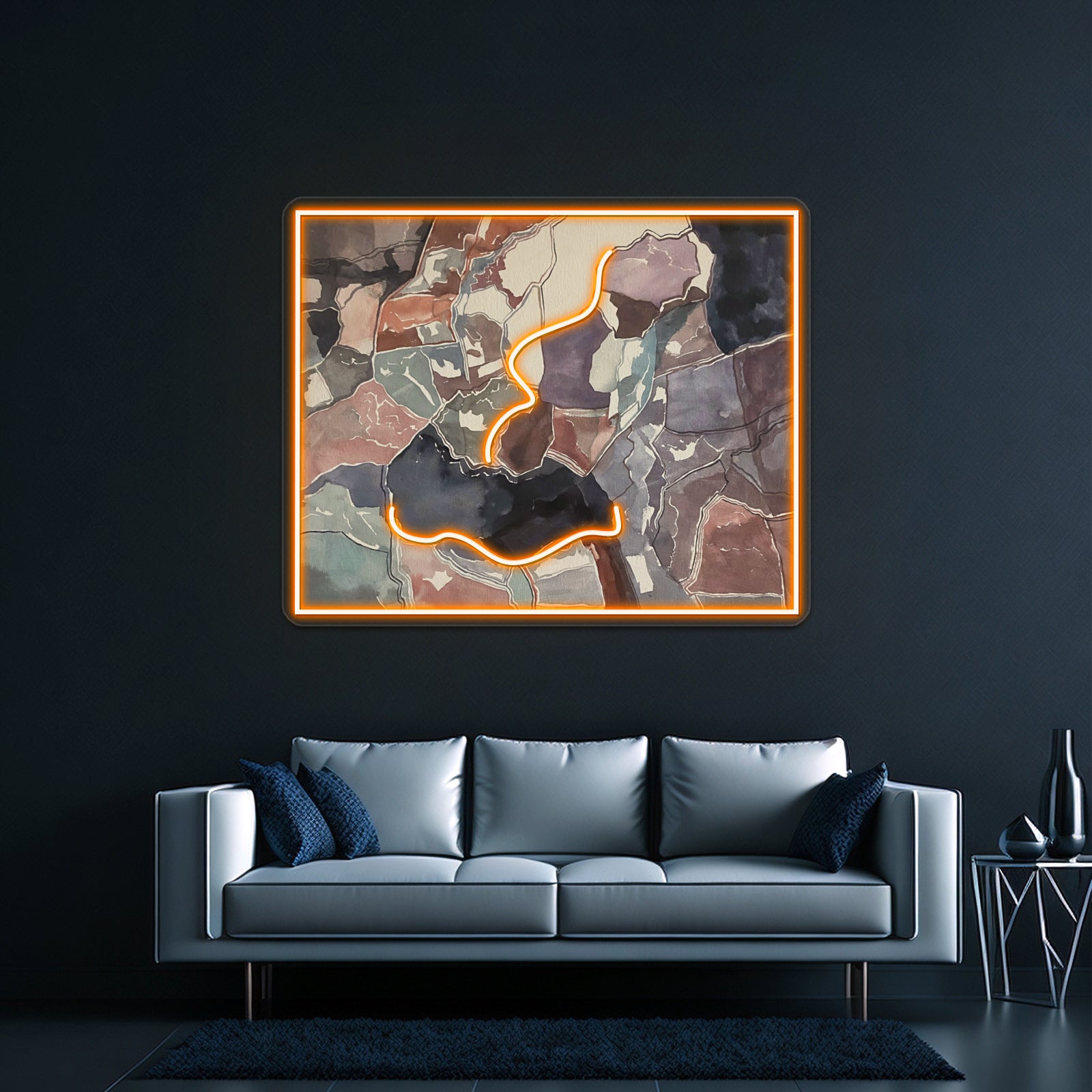 Woah Abstract Art Wall Decor Artwork Neon Signs | Shineneon