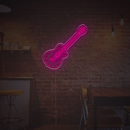 Woden Guitar Led Neon Sign | Shineneon