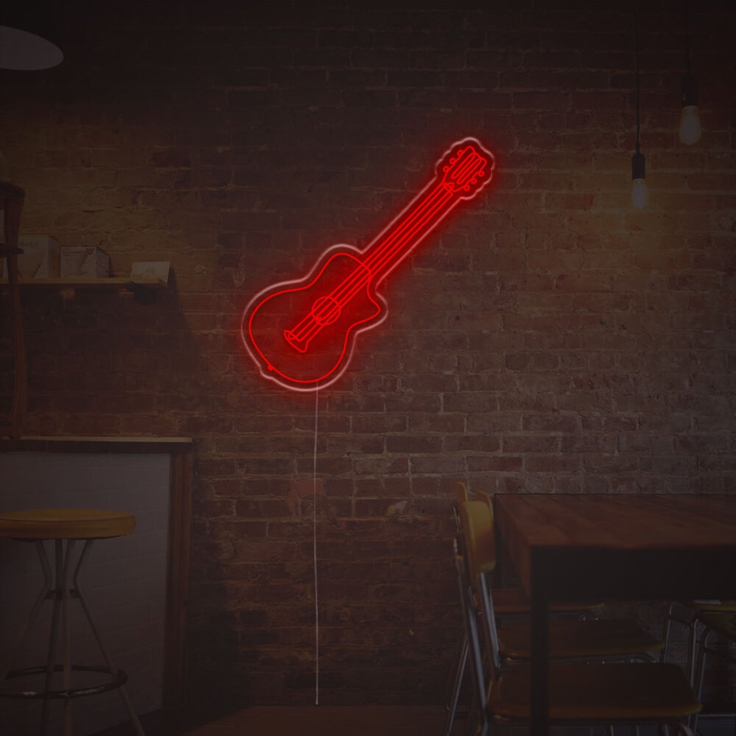 Woden Guitar Led Neon Sign | Shineneon