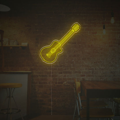 Woden Guitar Led Neon Sign | Shineneon