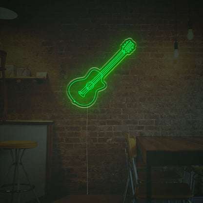 Woden Guitar Led Neon Sign | Shineneon