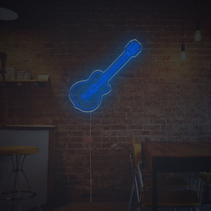 Woden Guitar Led Neon Sign | Shineneon